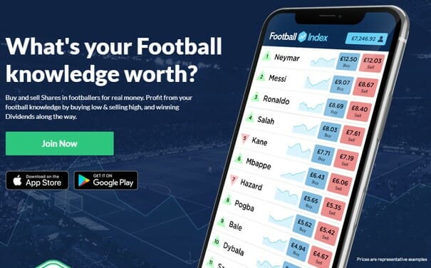 Football Index Landing Page