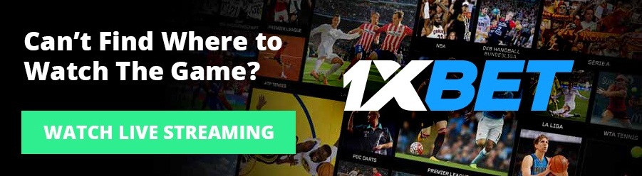 1xBet Live Stream Banner