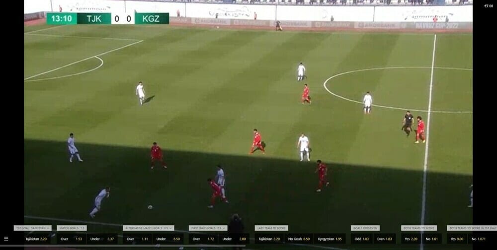 Screenshot from bet365 on 29/03/2022 at 11:48am GMT